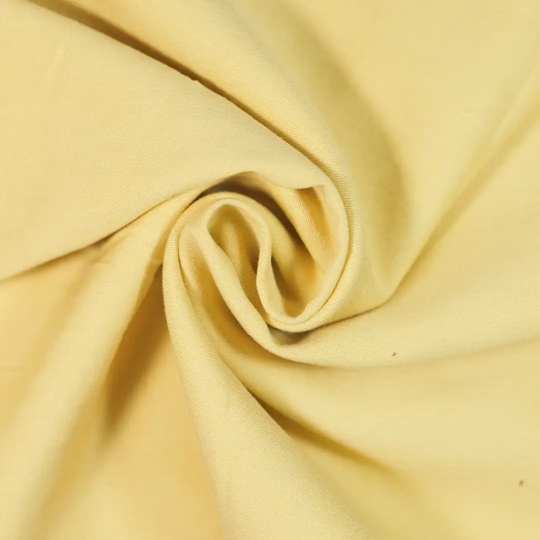 China Fabric for Shirt,Cropped V-Neck Shirt,Ruffle Shirt Dress Linen/Tencel Plain Natural Woven Fabric Tencel Nylon Linen yellow color buy from China wholesaler bulk order at wholesale price free worldwide shipping Alibaba