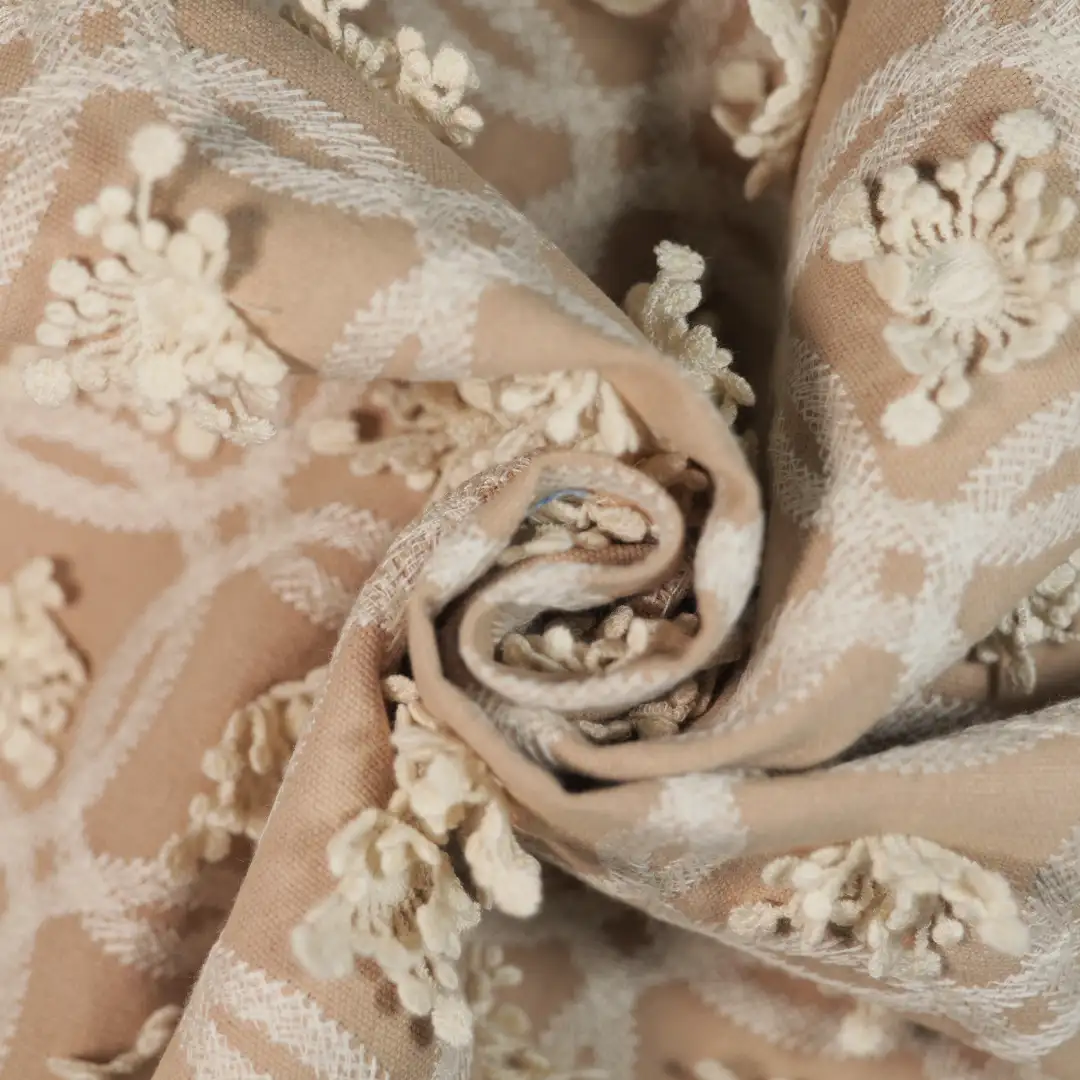 China Fabric for Skirt,Backless Beach Dress,Strap Midi Dress Jacquard Woven Blended Fabric Cotton Linen coffee color buy from China wholesaler bulk order at wholesale price free worldwide shipping Alibaba