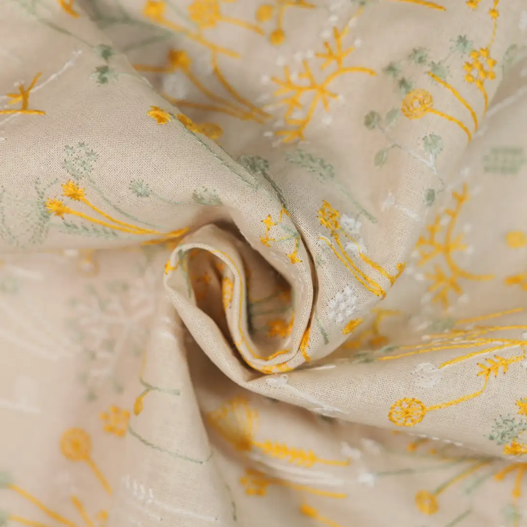 China Fabric for Shirt,Ruffle Shirt Dress,Strap Midi Dress Jacquard Woven Blended Fabric Cotton Linen rice color buy from China wholesaler bulk order at wholesale price free worldwide shipping Alibaba
