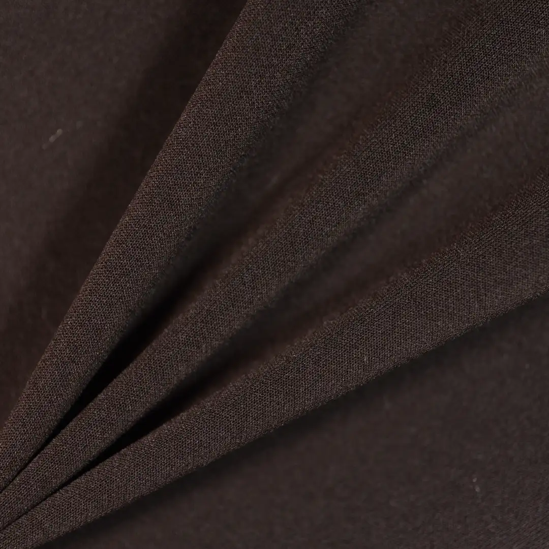 China Fabric for Jackets,Tracksuits Scuba Knit Fabric Polyester Spandex brown color buy from China wholesaler bulk order at wholesale price free worldwide shipping Alibaba