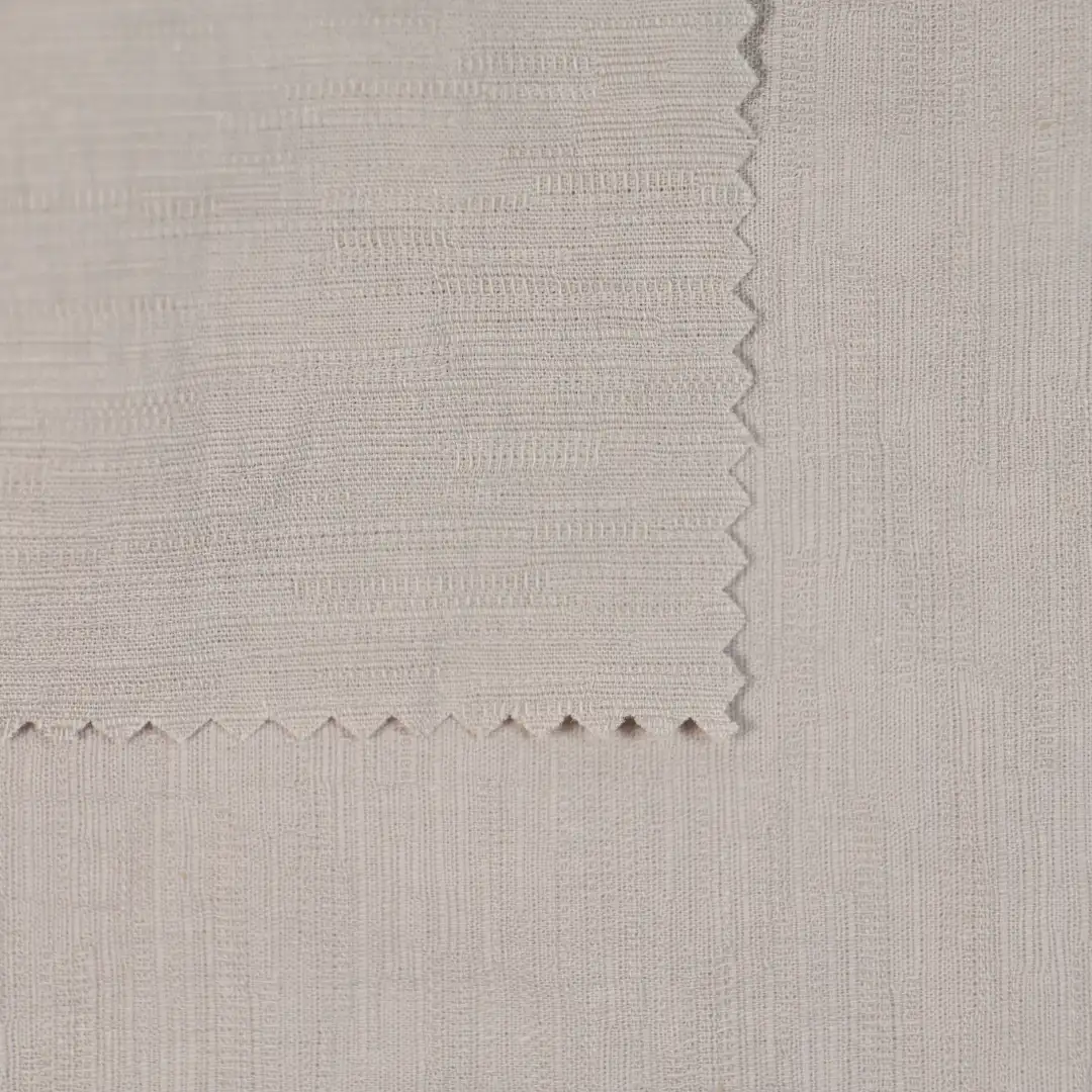 China Fabric for Blouse,Skirt,Over Shirt Cotton Dobby Natural Woven Fabric Cotton grey color buy from China wholesaler bulk order at wholesale price free worldwide shipping Alibaba