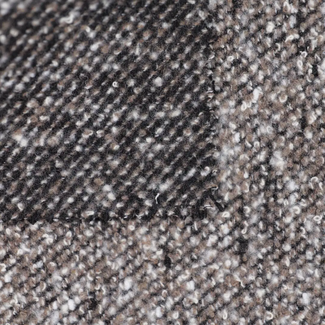 China Fabric for Trench Coat,Overcoat Woolen Tweed Woolen Polyester Wool brown&white color buy from China wholesaler bulk order at wholesale price free worldwide shipping Alibaba