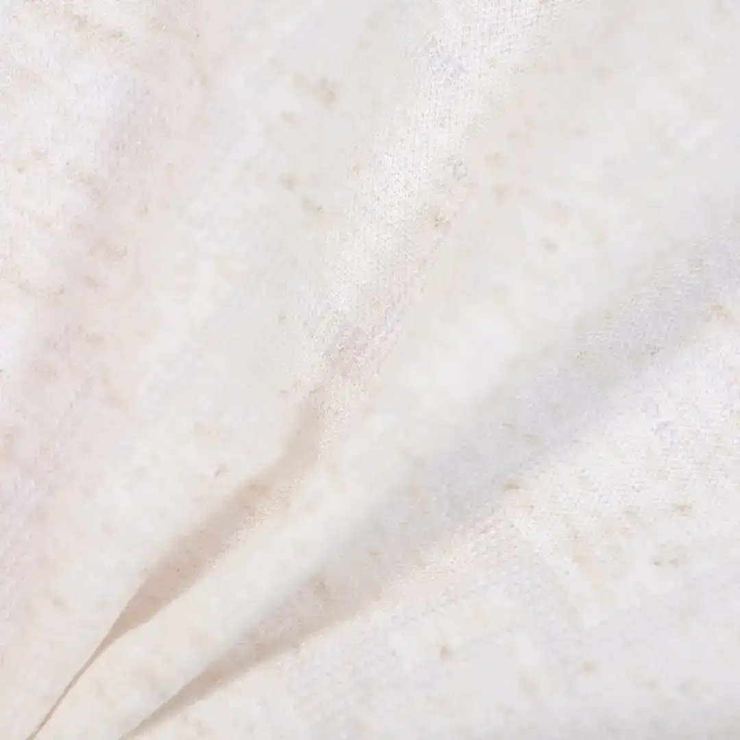China Fabric for T-Shirt,Polo Shirt,Loungewear Jacquard Knit Fabric Polyester Flax Beige color buy from China wholesaler bulk order at wholesale price free worldwide shipping Alibaba