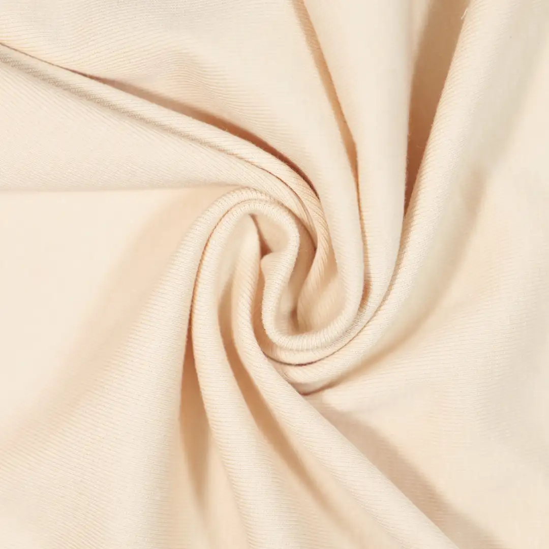China Fabric for T-Shirt,Polo Shirt,Loungewear Rib Knit Fabric Modal Cotton Elastane Khaki color buy from China wholesaler bulk order at wholesale price free worldwide shipping Alibaba