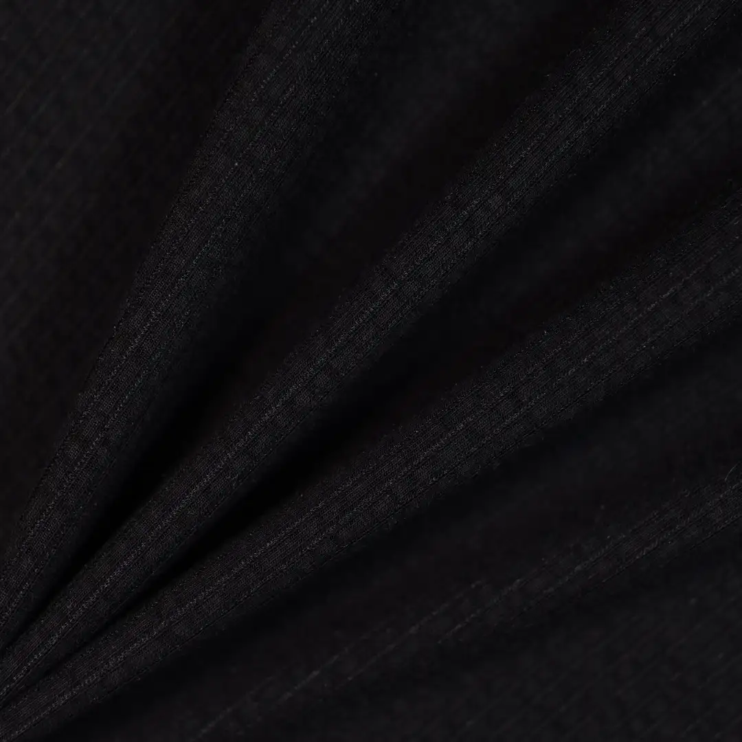 China Fabric for T-Shirt,Polo Shirt,Loungewear Jacquard Knit Fabric Rayon Polyester Spandex black color buy from China wholesaler bulk order at wholesale price free worldwide shipping Alibaba