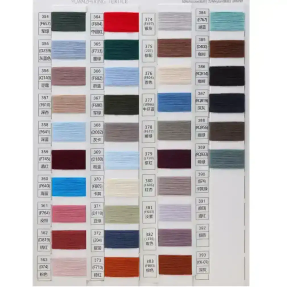 China Yarn for Half-Zipper Cardigan (Sweater),Crew Neck Pullover (Sweater),Polo T-shirt (Sweater) Core Spun Yarn Regular Yarn Viscose Nylon Polyester green/cream/colourful color buy from China wholesaler bulk order at wholesale price free worldwide shipping Alibaba