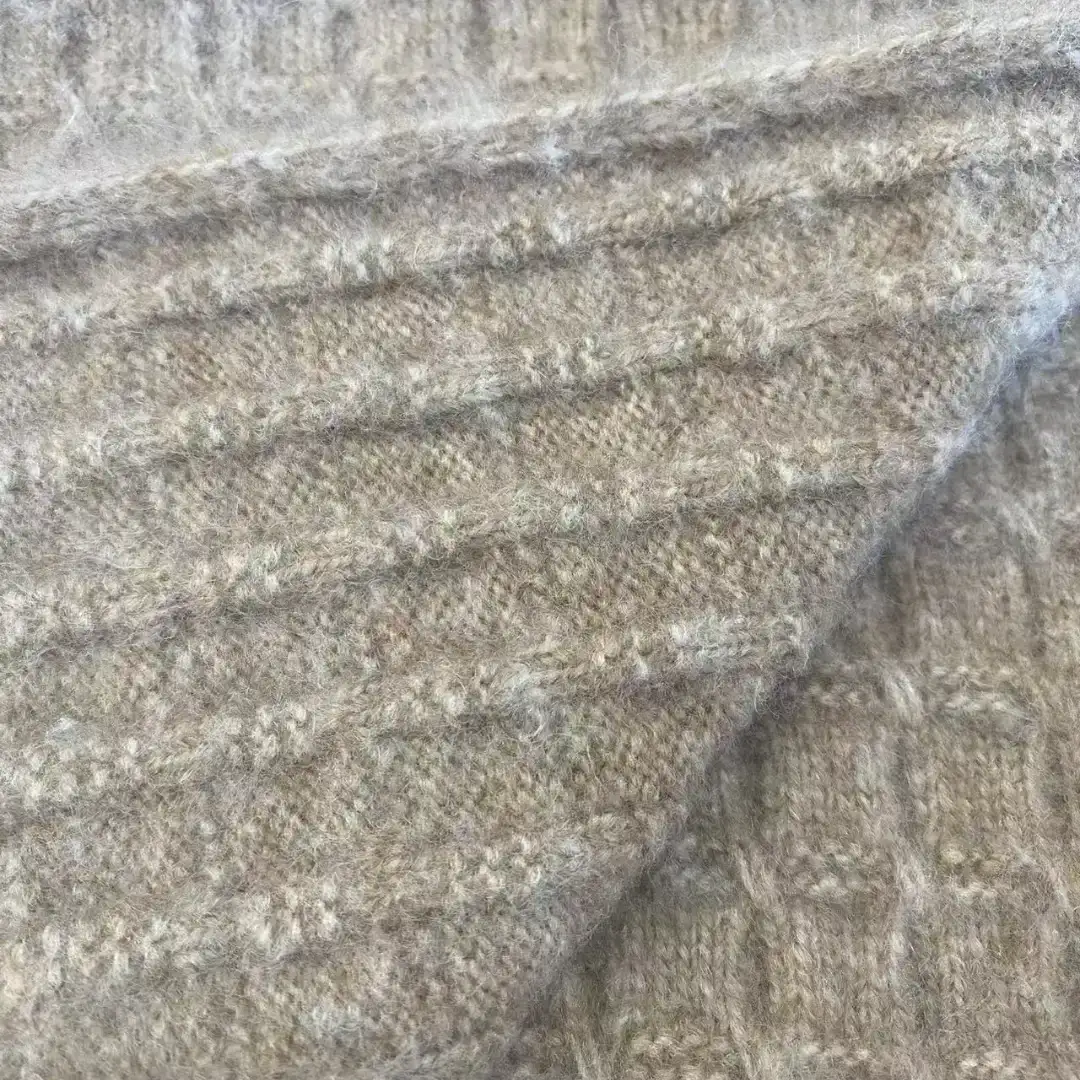 China Yarn for Open Cardigan (Sweater) Air Spun Yarn Fancy Yarn Nylon Acrylic Wool 黄棕20240428-203 color buy from China wholesaler bulk order at wholesale price free worldwide shipping Alibaba