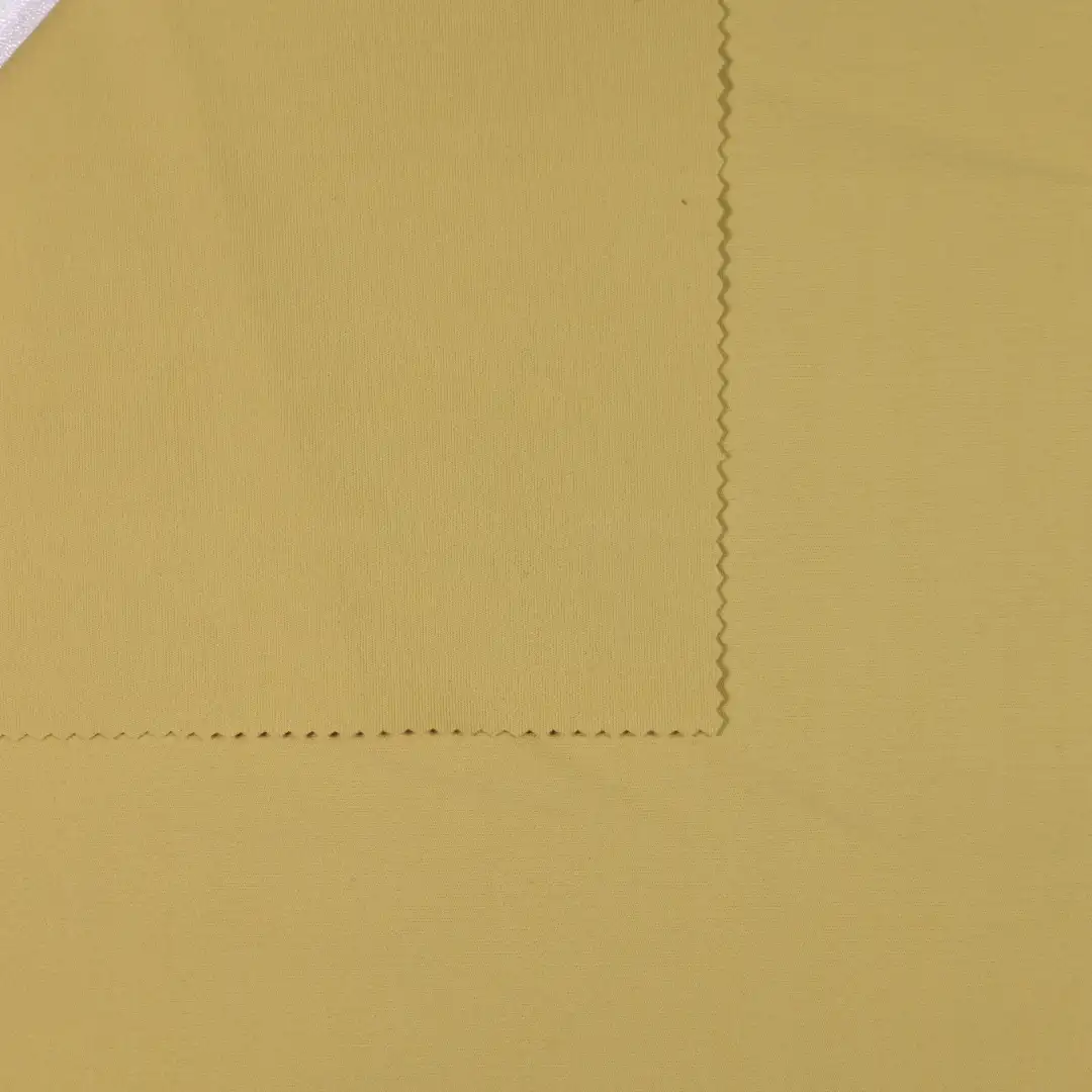 China Fabric for Yoga Clothes,Yoga Pants Interlock Knit Fabric Nylon Spandex brown color buy from China wholesaler bulk order at wholesale price free worldwide shipping Alibaba