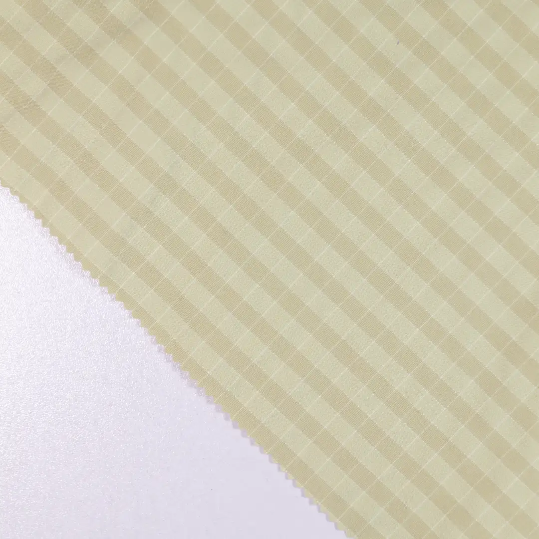China Fabric for Jackets Yarn Dyed Check Synthetic Woven Fabric Polyester Rayon grey color buy from China wholesaler bulk order at wholesale price free worldwide shipping Alibaba