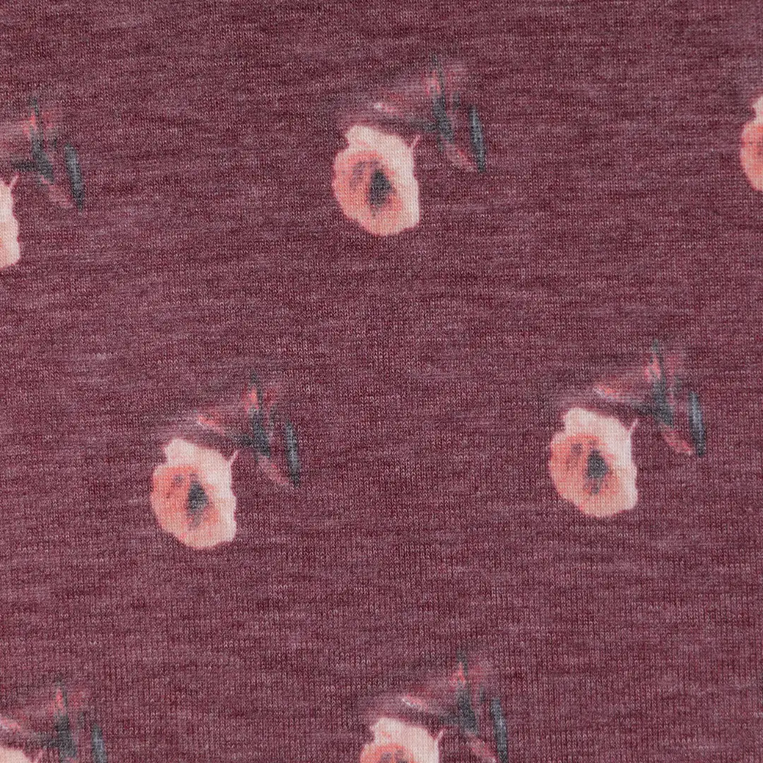 China Fabric for Loungewear Rib Knit Fabric Recycled Polyester Liva Eco Viscose Wool brown color buy from China wholesaler bulk order at wholesale price free worldwide shipping Alibaba