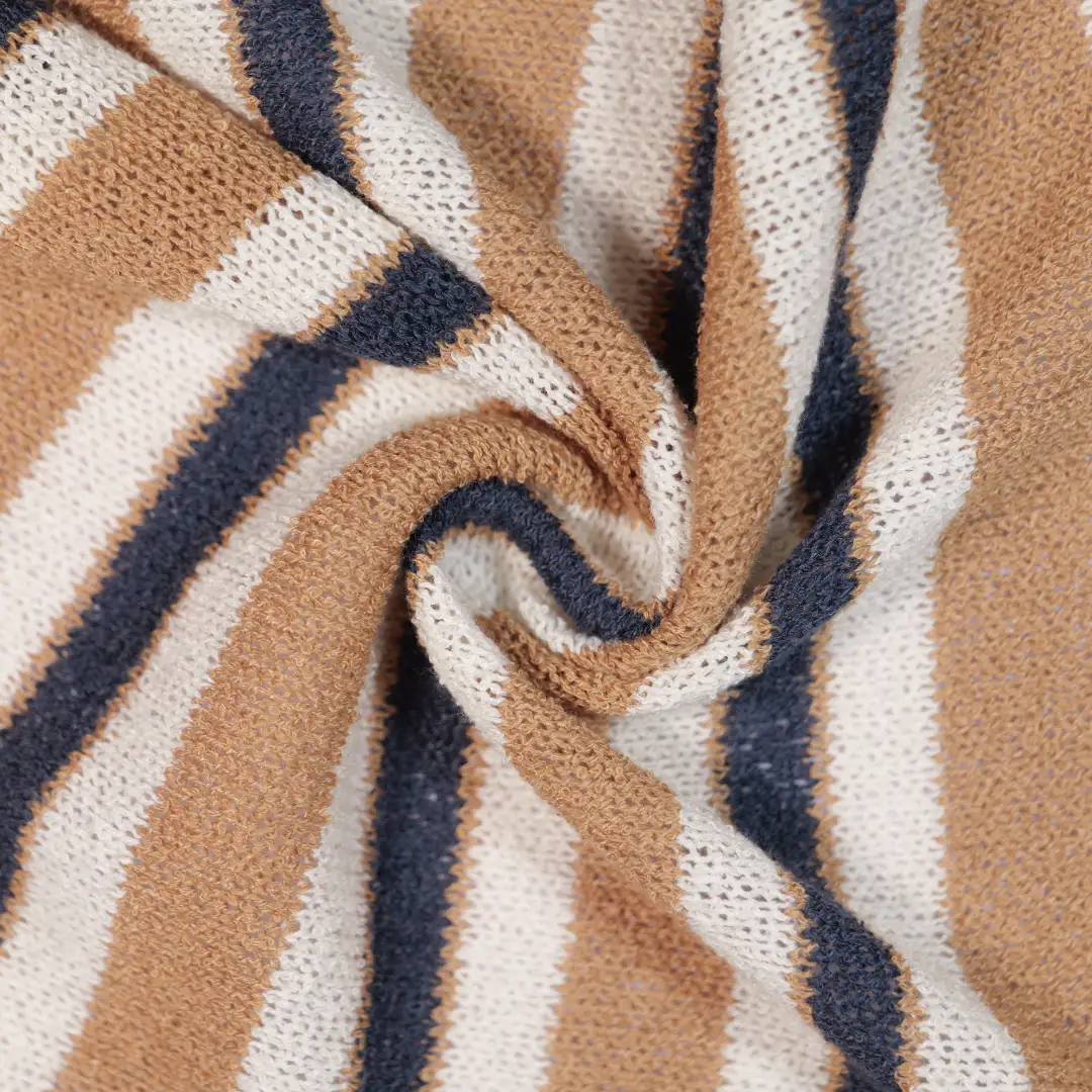 China Fabric for Loungewear Hacci Knit Fabric Polyester brown color buy from China wholesaler bulk order at wholesale price free worldwide shipping Alibaba