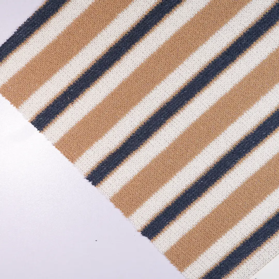 China Fabric for Loungewear Hacci Knit Fabric Polyester brown color buy from China wholesaler bulk order at wholesale price free worldwide shipping Alibaba