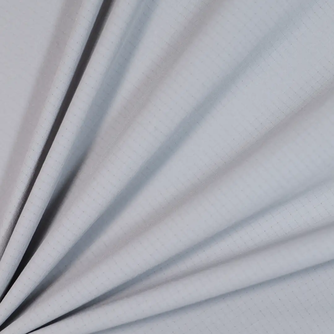 China Fabric for Jackets,Tracksuits Jacquard Synthetic Woven Fabric Nylon Spandex grey color buy from China wholesaler bulk order at wholesale price free worldwide shipping Alibaba