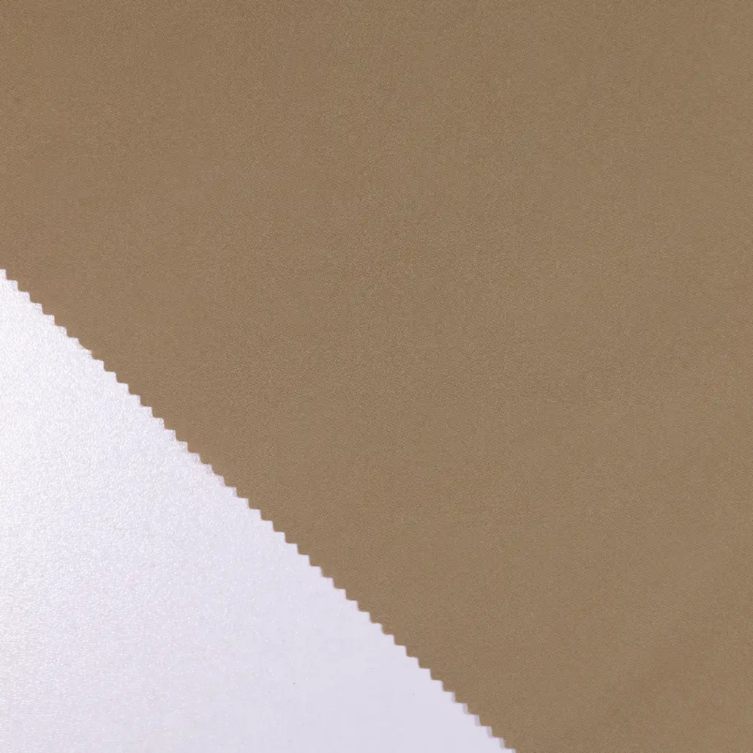 China Fabric for Blazer T400 Polyester Yarn Fabric Synthetic Woven Fabric Polyester Khaki color buy from China wholesaler bulk order at wholesale price free worldwide shipping Alibaba