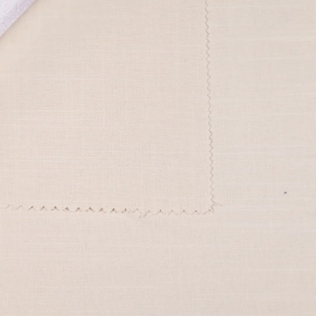 China Fabric for Shirt Slub Fabric Woven Blended Fabric Lyocell Polyester Milky white color buy from China wholesaler bulk order at wholesale price free worldwide shipping Alibaba