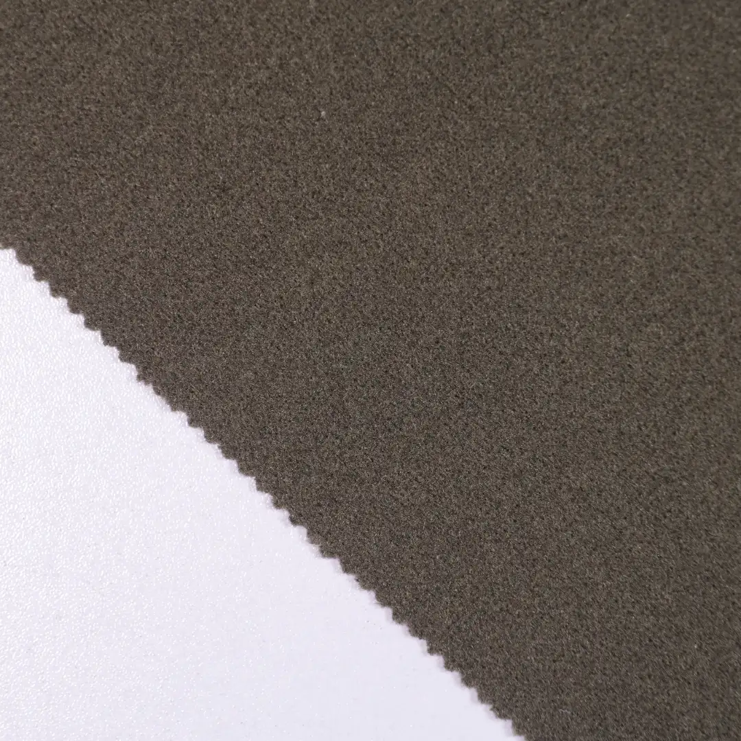 China Fabric for Overcoat Knit Woolen Fabric Woolen Polyester army green color buy from China wholesaler bulk order at wholesale price free worldwide shipping Alibaba