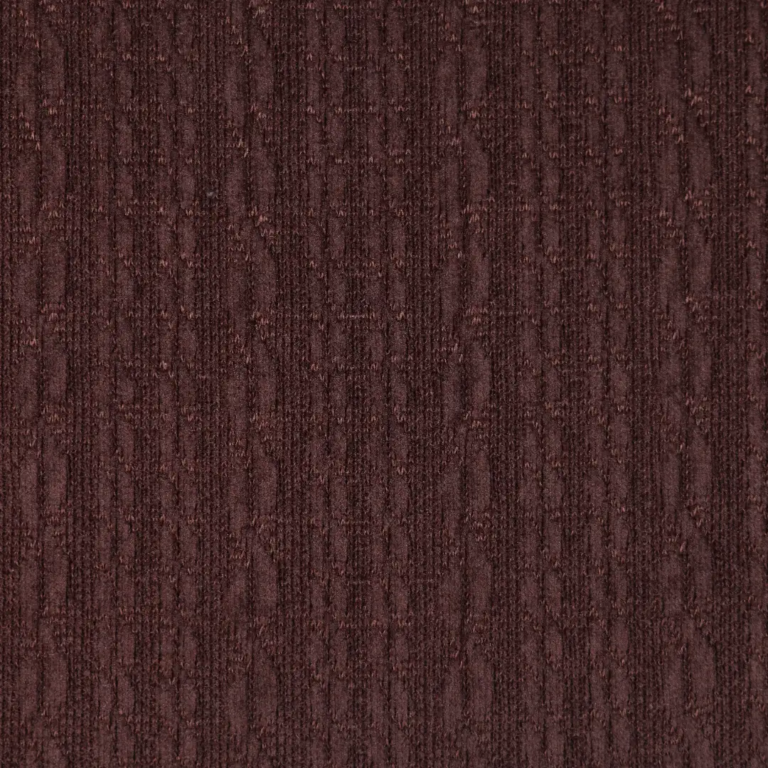 China Fabric for Jackets Jacquard Knit Fabric Polyester Spandex brown color buy from China wholesaler bulk order at wholesale price free worldwide shipping Alibaba