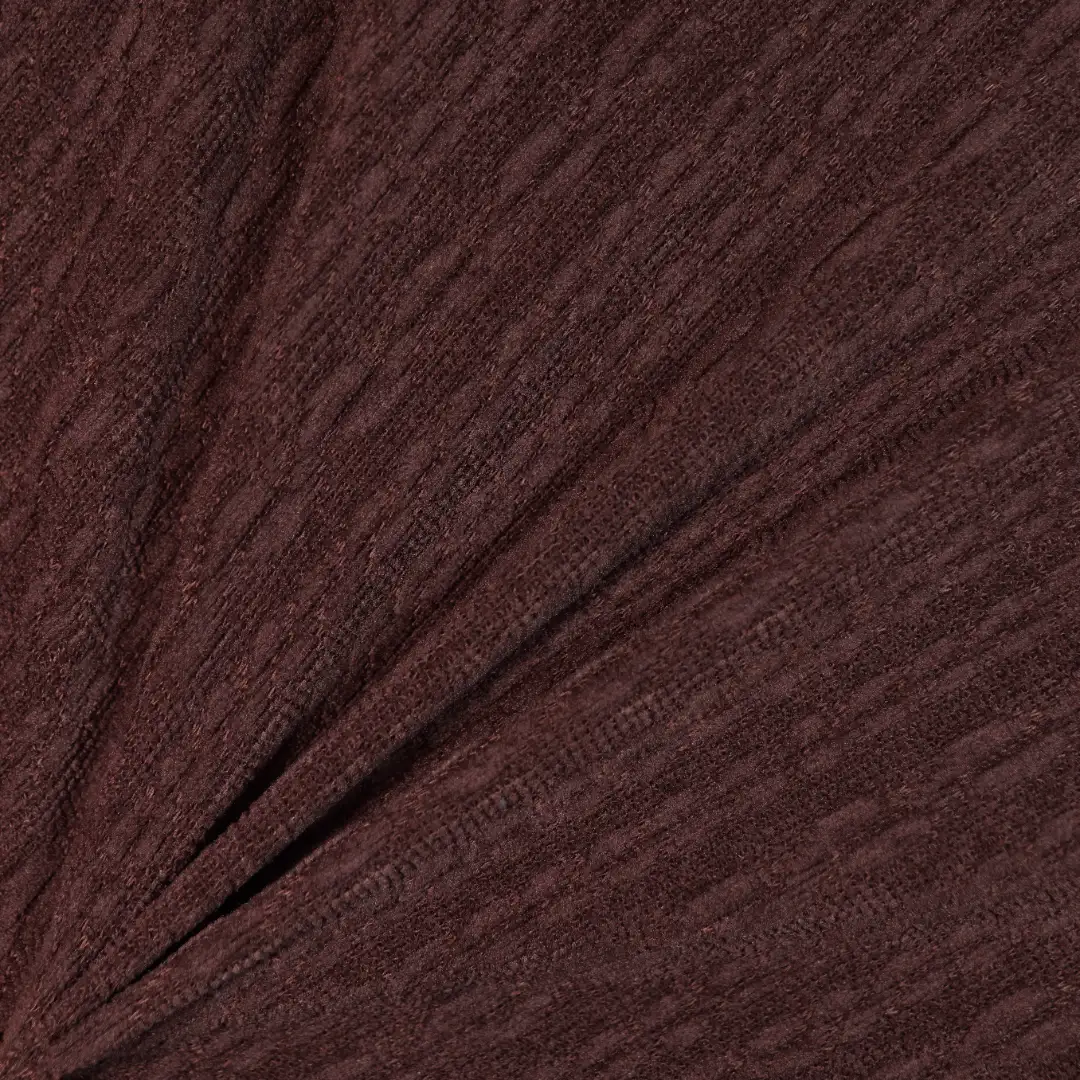 China Fabric for Jackets Jacquard Knit Fabric Polyester Spandex brown color buy from China wholesaler bulk order at wholesale price free worldwide shipping Alibaba