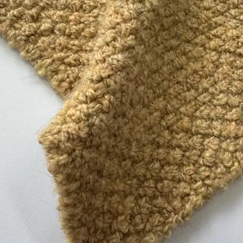 China Yarn for Open Cardigan (Sweater),Full-Zipper Cardigan (Sweater),Round Neck Pullover (Sweater),Hoodie  (Sweater) Mossy Yarn Fancy Yarn Recycled Polyester BCI Cotton Spandex khaki color buy from China wholesaler bulk order at wholesale price free worldwide shipping Alibaba