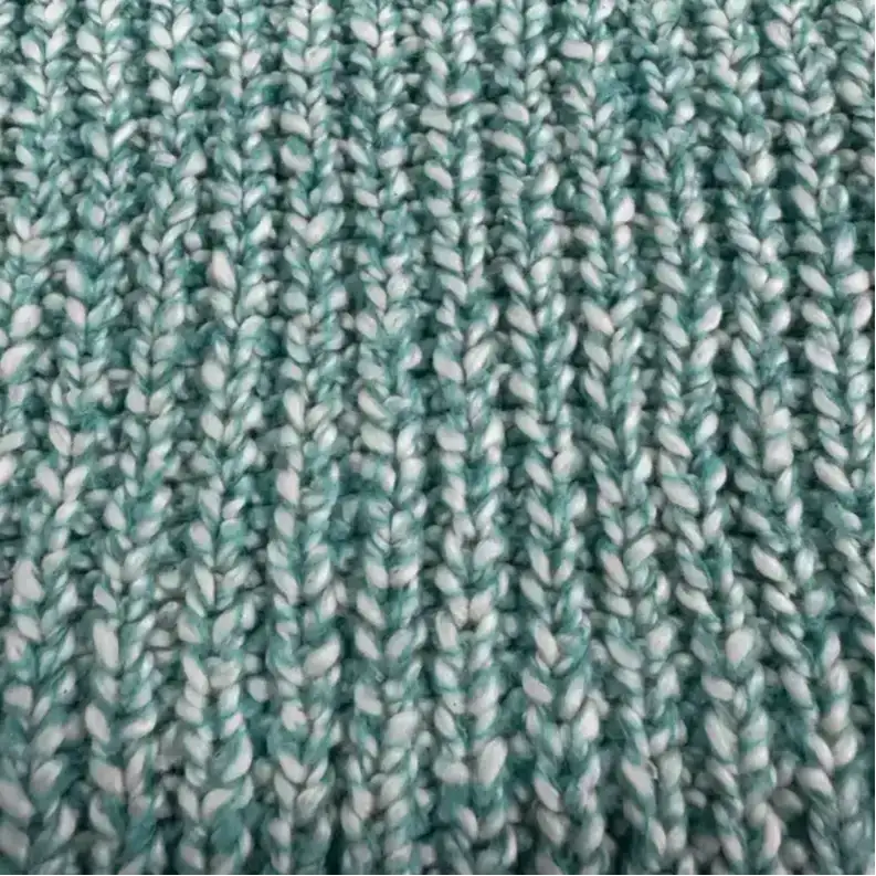 China Yarn for Full-Zipper Cardigan (Sweater),Half-Zipper Cardigan (Sweater),Crop Top Pullover (Sweater),Dresses (Cardigan Open) (Sweater) Mossy Yarn Fancy Yarn BCI Cotton Recycled Polyester Spandex Lake Blue color buy from China wholesaler bulk order at wholesale price free worldwide shipping Alibaba