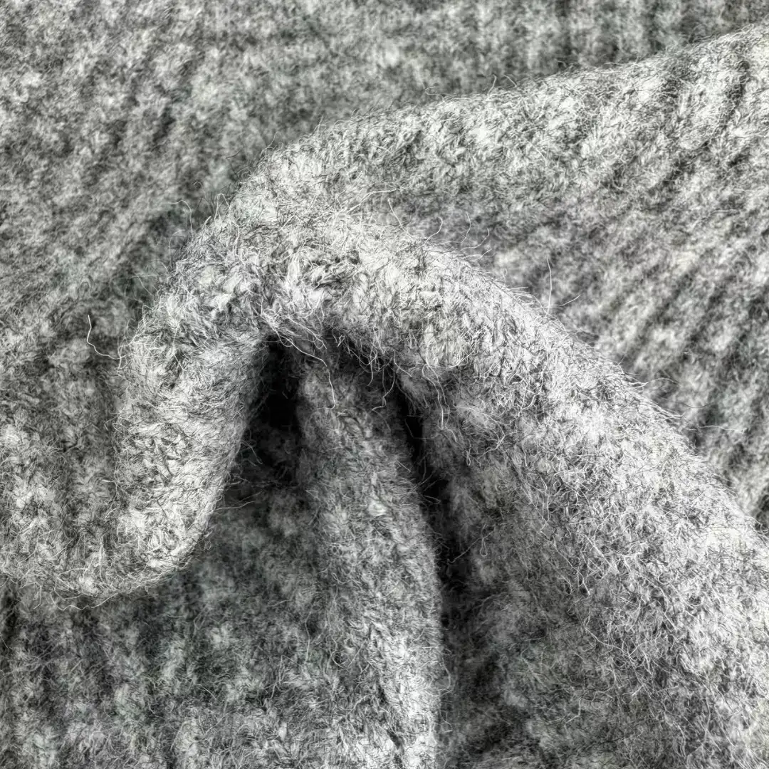 China Yarn for Ladies Vest (Sweater),Men’s Vest (Sweater) Mossy Yarn Fancy Yarn Recycled Polyester Acrylic Wool Spandex Grey color buy from China wholesaler bulk order at wholesale price free worldwide shipping Alibaba