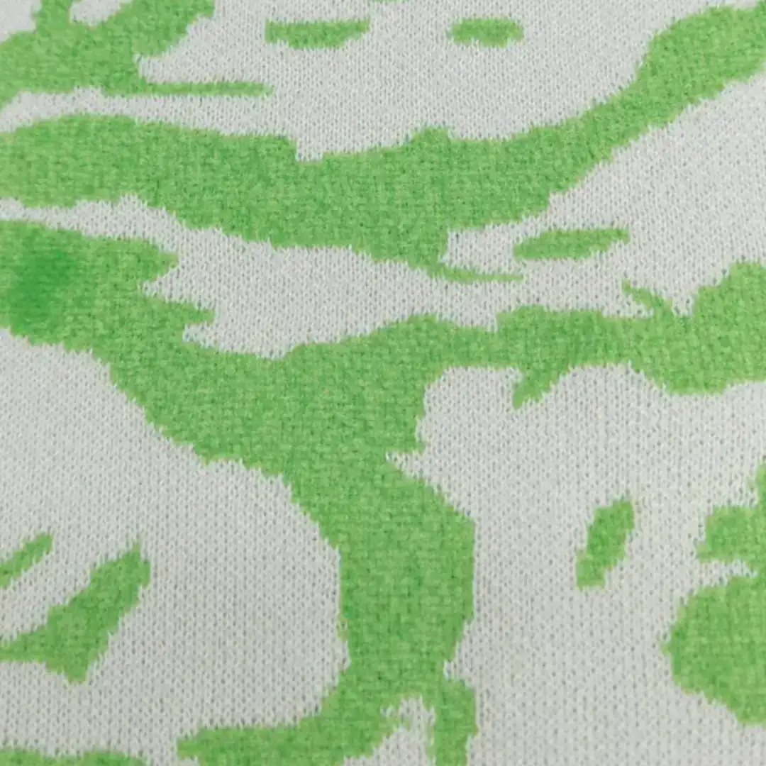 China Yarn for Open Cardigan (Sweater),Full-Zipper Cardigan (Sweater),Half-Zipper Cardigan (Sweater) Shiny Chenille Fancy Yarn Polyester green，white color buy from China wholesaler bulk order at wholesale price free worldwide shipping Alibaba