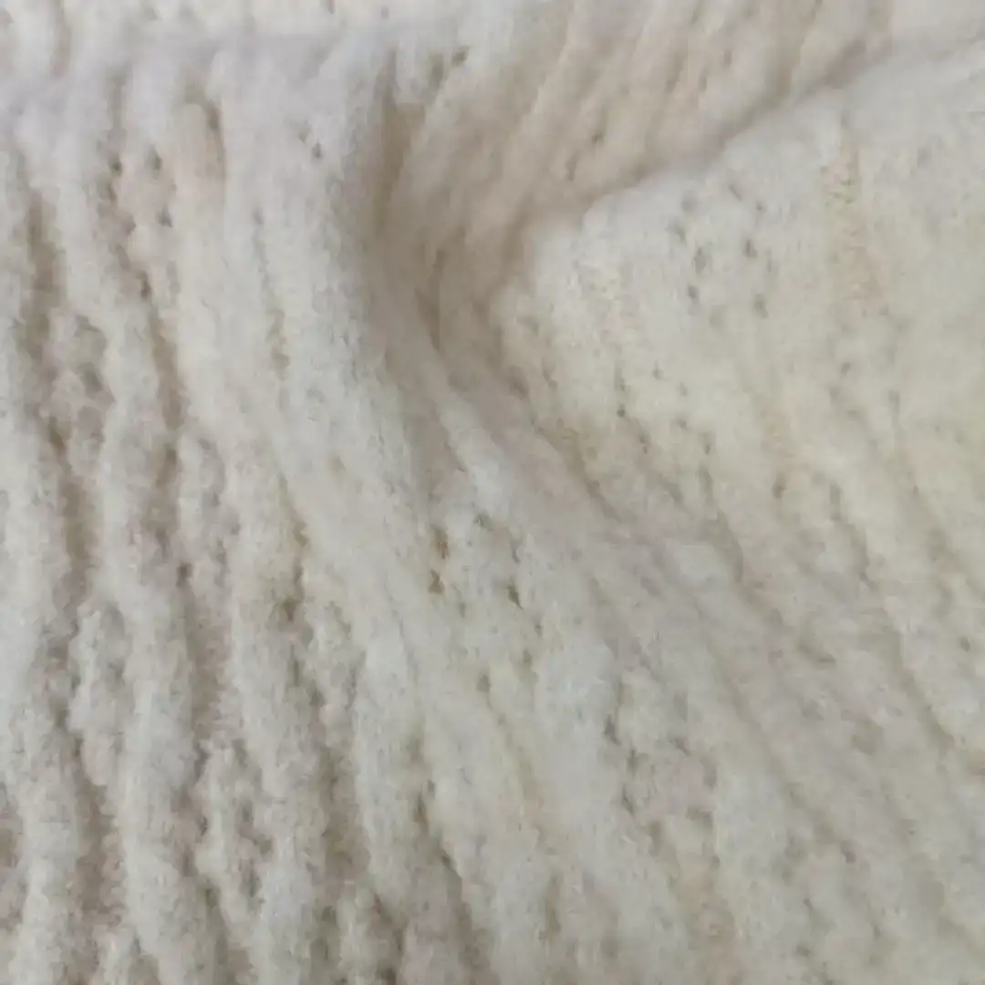 China Yarn for Open Cardigan (Sweater),Full-Zipper Cardigan (Sweater),Half-Zipper Cardigan (Sweater),Shirt Long Sleeve Button (Sweater) Mossy Yarn Fancy Yarn Wool Polyester Spandex Recycled Polyester creamy white color buy from China wholesaler bulk order at wholesale price free worldwide shipping Alibaba