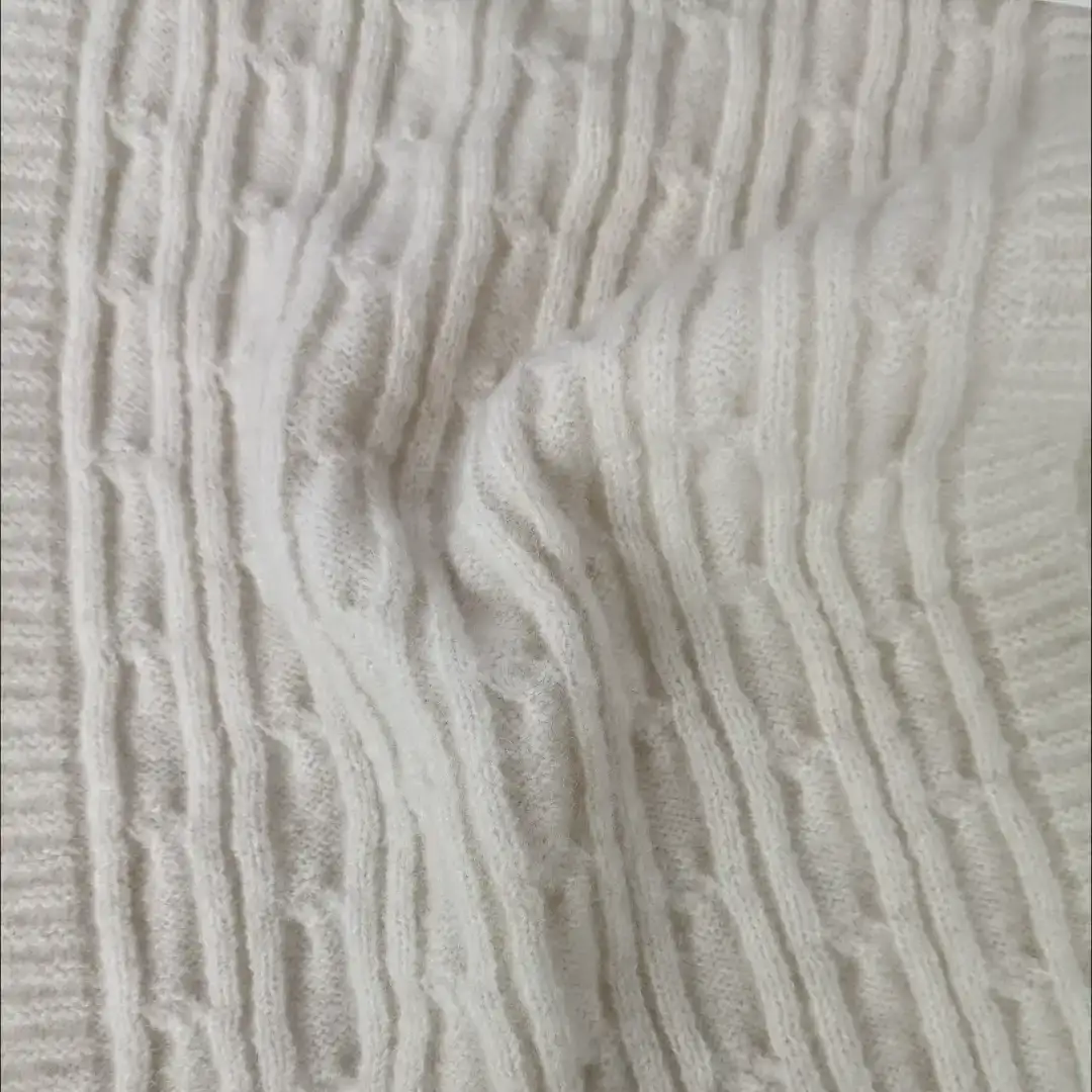China Yarn for Ladies Vest (Sweater),Men’s Vest (Sweater),Open Cardigan (Sweater),Full-Zipper Cardigan (Sweater),Half-Zipper Cardigan (Sweater) Mossy Yarn Fancy Yarn Polyester Acrylic Wool Spandex Recycled Polyester creamy white color buy from China wholesaler bulk order at wholesale price free worldwide shipping Alibaba