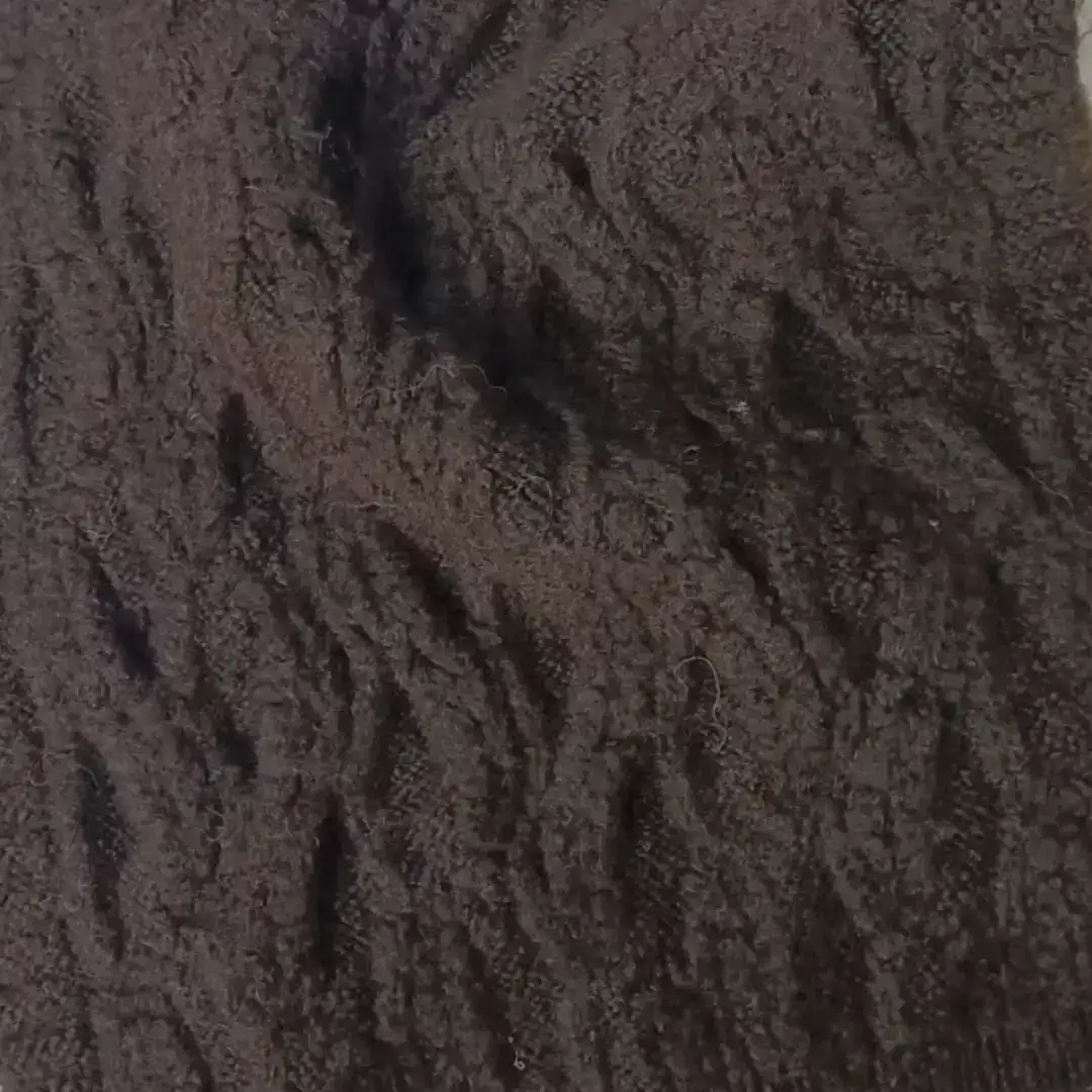 China Yarn for Ladies Vest (Sweater),Men’s Vest (Sweater),Open Cardigan (Sweater),Full-Zipper Cardigan (Sweater),Half-Zipper Cardigan (Sweater) Mossy Yarn Fancy Yarn Polyester Wool Spandex Recycled Polyester brown color buy from China wholesaler bulk order at wholesale price free worldwide shipping Alibaba