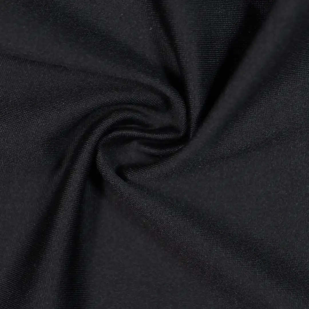 China Fabric for T-Shirt,Polo Shirt Single Jersey Knit Fabric Polyester Spandex black color buy from China wholesaler bulk order at wholesale price free worldwide shipping Alibaba