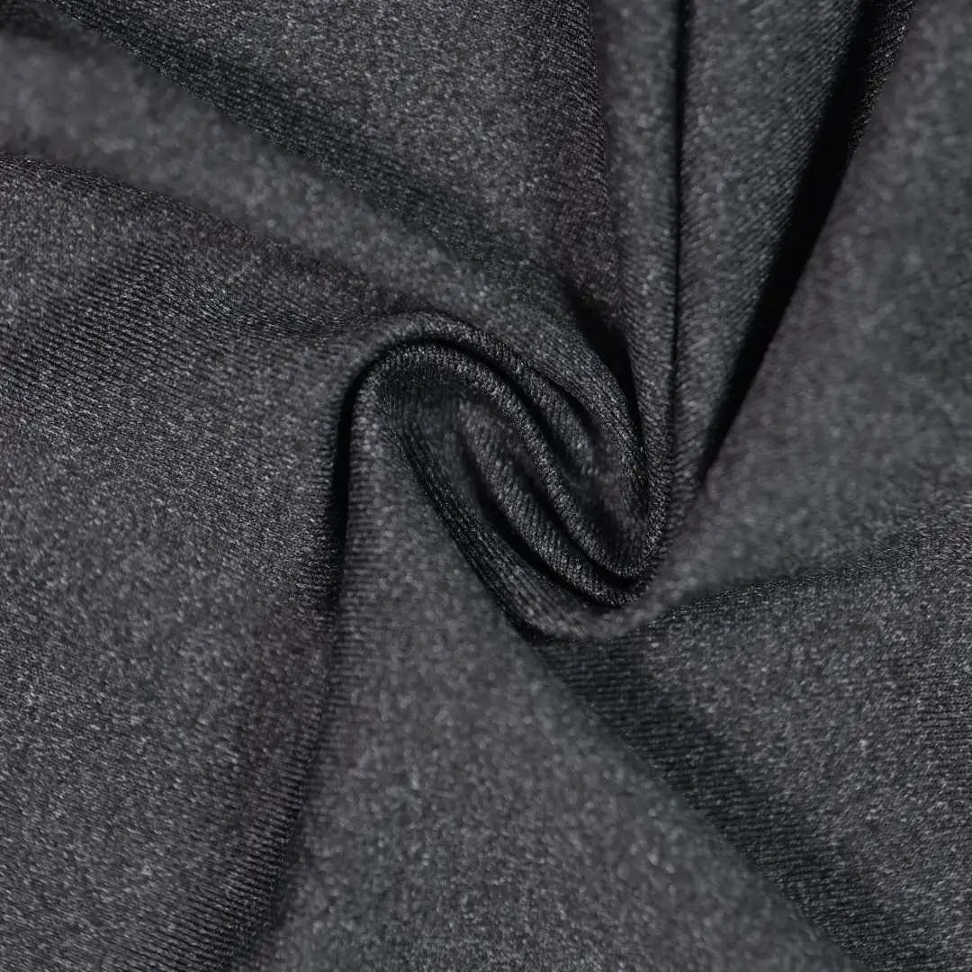 China Fabric for T-Shirt,Polo Shirt Single Jersey Knit Fabric Polyester Spandex Anthra Melange color buy from China wholesaler bulk order at wholesale price free worldwide shipping Alibaba