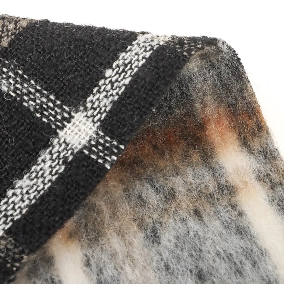 China Fabric for Jackets,Trench Coat,Overcoat Woolen Overcoat Woolen Polyester Wool check color buy from China wholesaler bulk order at wholesale price free worldwide shipping Alibaba