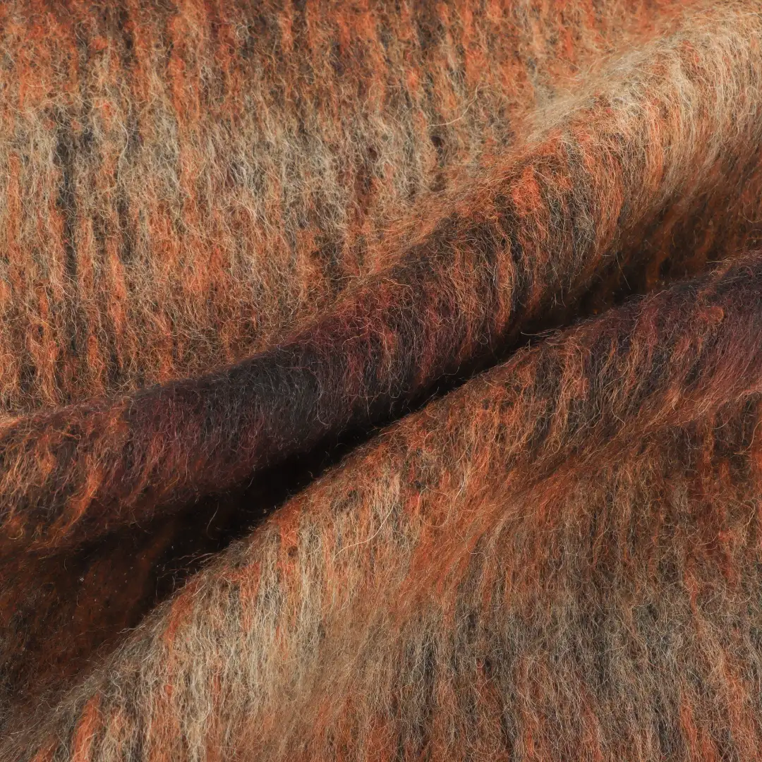 China Fabric for Jackets,Trench Coat,Overcoat Woolen Overcoat Woolen Polyester Wool Other Orange color buy from China wholesaler bulk order at wholesale price free worldwide shipping Alibaba