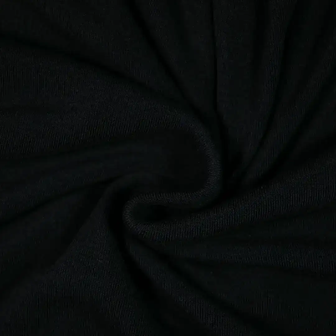 China Fabric for T-Shirt,Puffball Strappy Dress,Tank Wrap Midi Dress Single Jersey Knit Fabric Modal Polyester black color buy from China wholesaler bulk order at wholesale price free worldwide shipping Alibaba