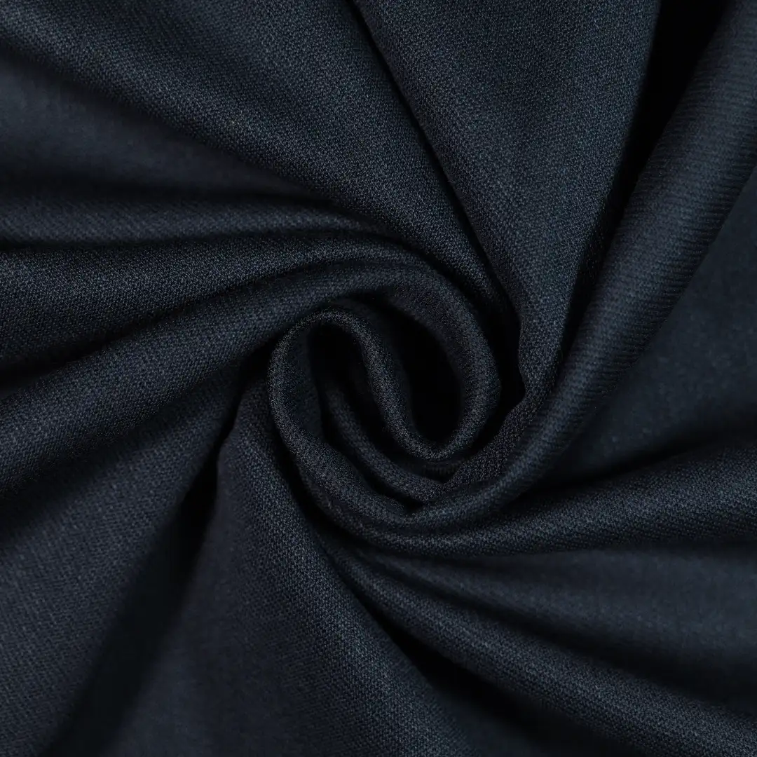 China Fabric for Pants,Jackets,Tank Top,Trench Coat Rib Knit Fabric Polyester BLACK color buy from China wholesaler bulk order at wholesale price free worldwide shipping Alibaba