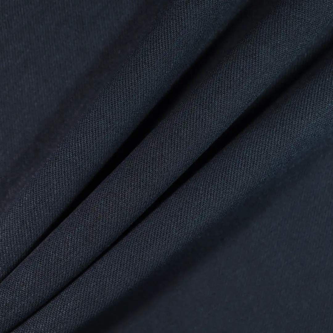 China Fabric for Pants,Jackets,Tank Top,Trench Coat Rib Knit Fabric Polyester BLACK color buy from China wholesaler bulk order at wholesale price free worldwide shipping Alibaba