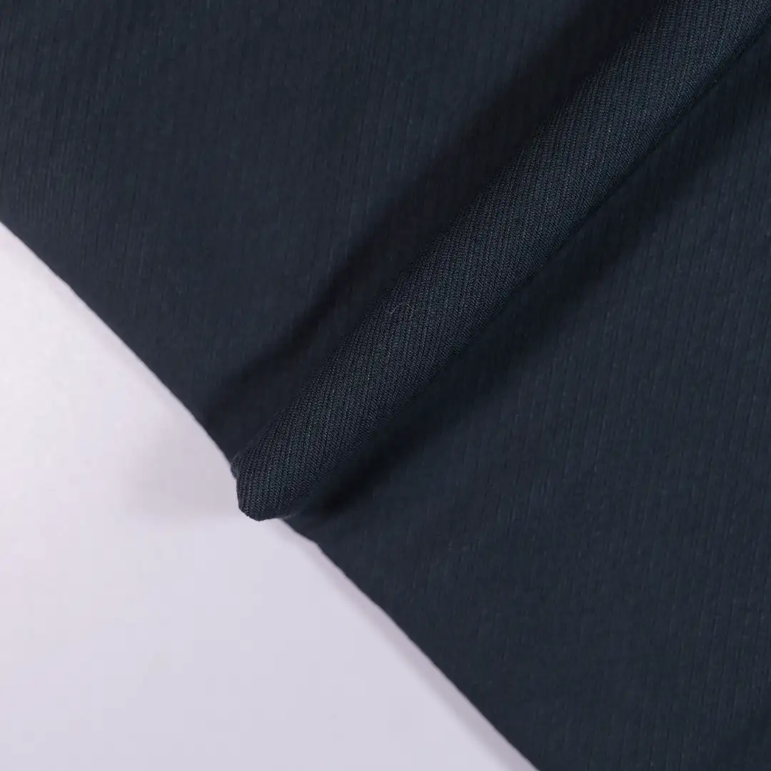 China Fabric for Jackets,T-Shirt,Tank Top Rib Knit Fabric Viscose SORONA black color buy from China wholesaler bulk order at wholesale price free worldwide shipping Alibaba