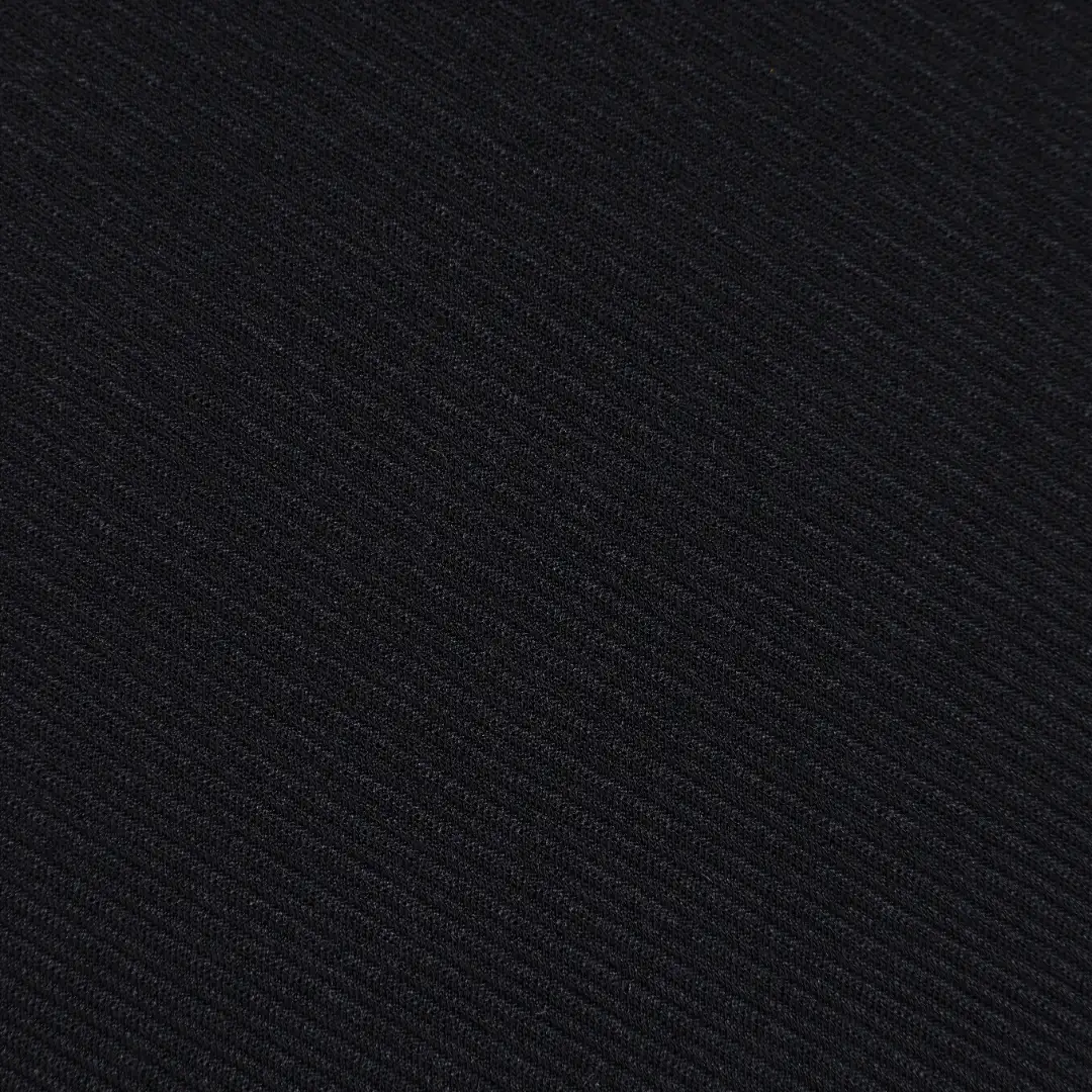 China Fabric for Blouse,Skirt,Hoodie,Trench Coat Rib Knit Fabric Poly Lactic Acid（PLA) BLACK color buy from China wholesaler bulk order at wholesale price free worldwide shipping Alibaba
