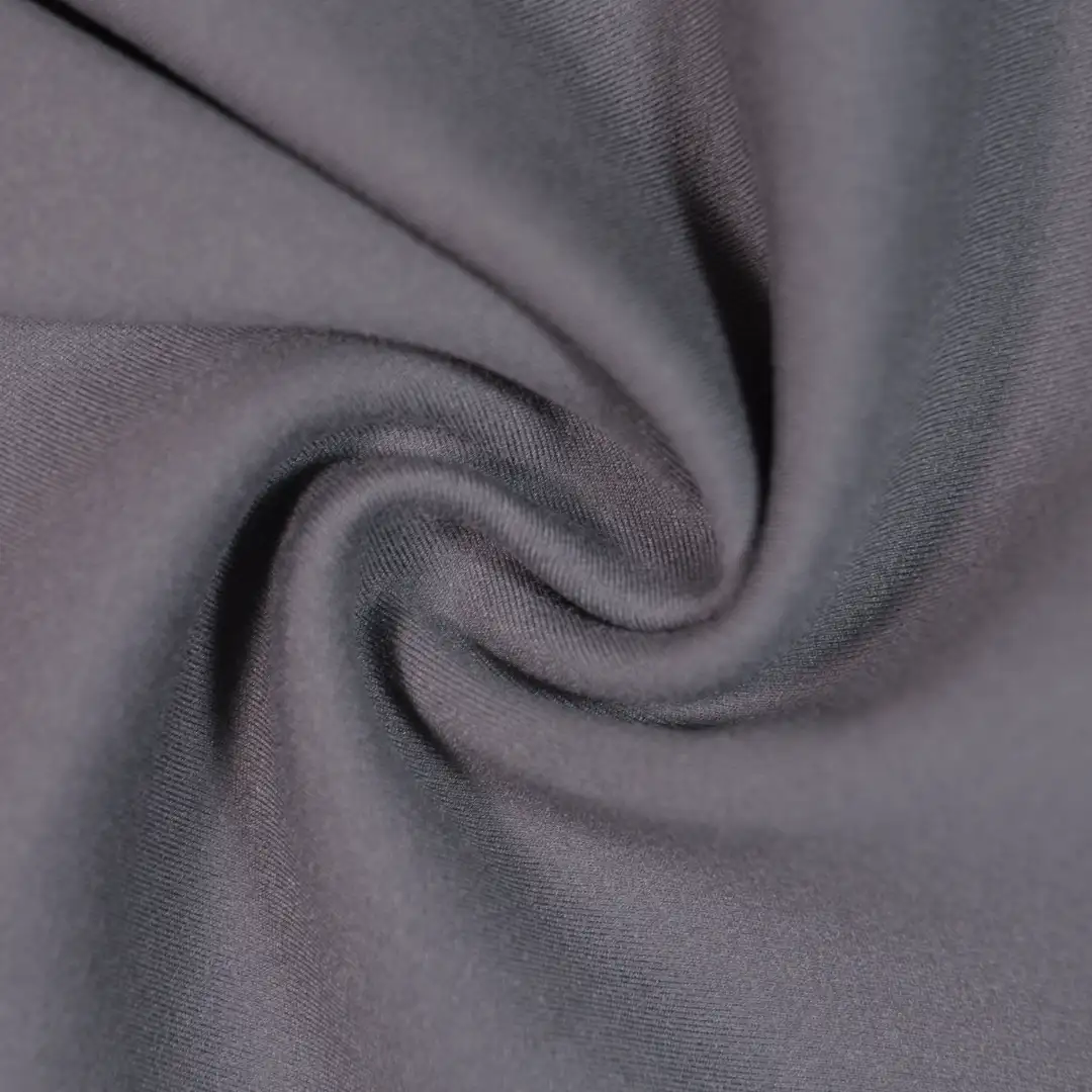 China Fabric for Shirt,Tank Top,Crop Top,Skirt Polar Fleece Knit Fabric Polyester Spandex grey color buy from China wholesaler bulk order at wholesale price free worldwide shipping Alibaba