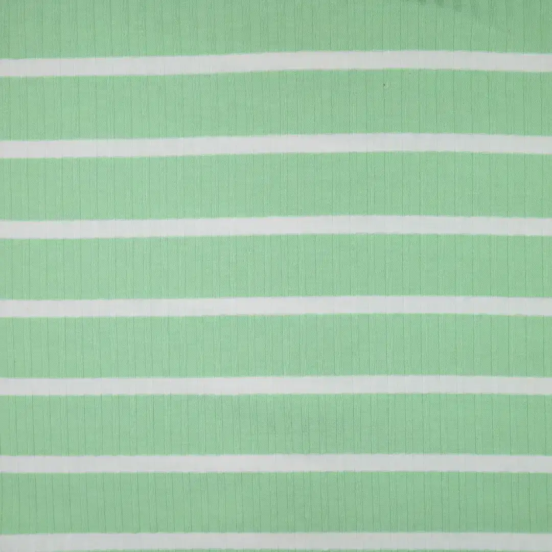 China Fabric for T-Shirt,Jogger,Strap Midi Dress,Tank Wrap Midi Dress Rib Knit Fabric Cotton Polyester Elastane Green color buy from China wholesaler bulk order at wholesale price free worldwide shipping Alibaba