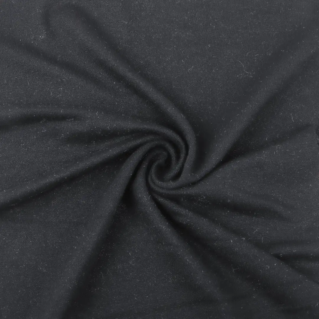 China Fabric for T-Shirt,Tank Top,Crop Top,Shorts,Pajamas,Loungewear Single Jersey Knit Fabric Rayon Spandex Black color buy from China wholesaler bulk order at wholesale price free worldwide shipping Alibaba