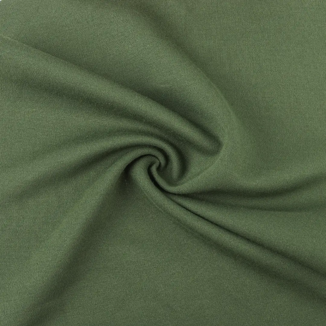 China Fabric for T-Shirt,Tank Top,Crop Top,Pajamas,Loungewear Ponte Roma Knit Fabric Rayon Nylon Spandex Green color buy from China wholesaler bulk order at wholesale price free worldwide shipping Alibaba