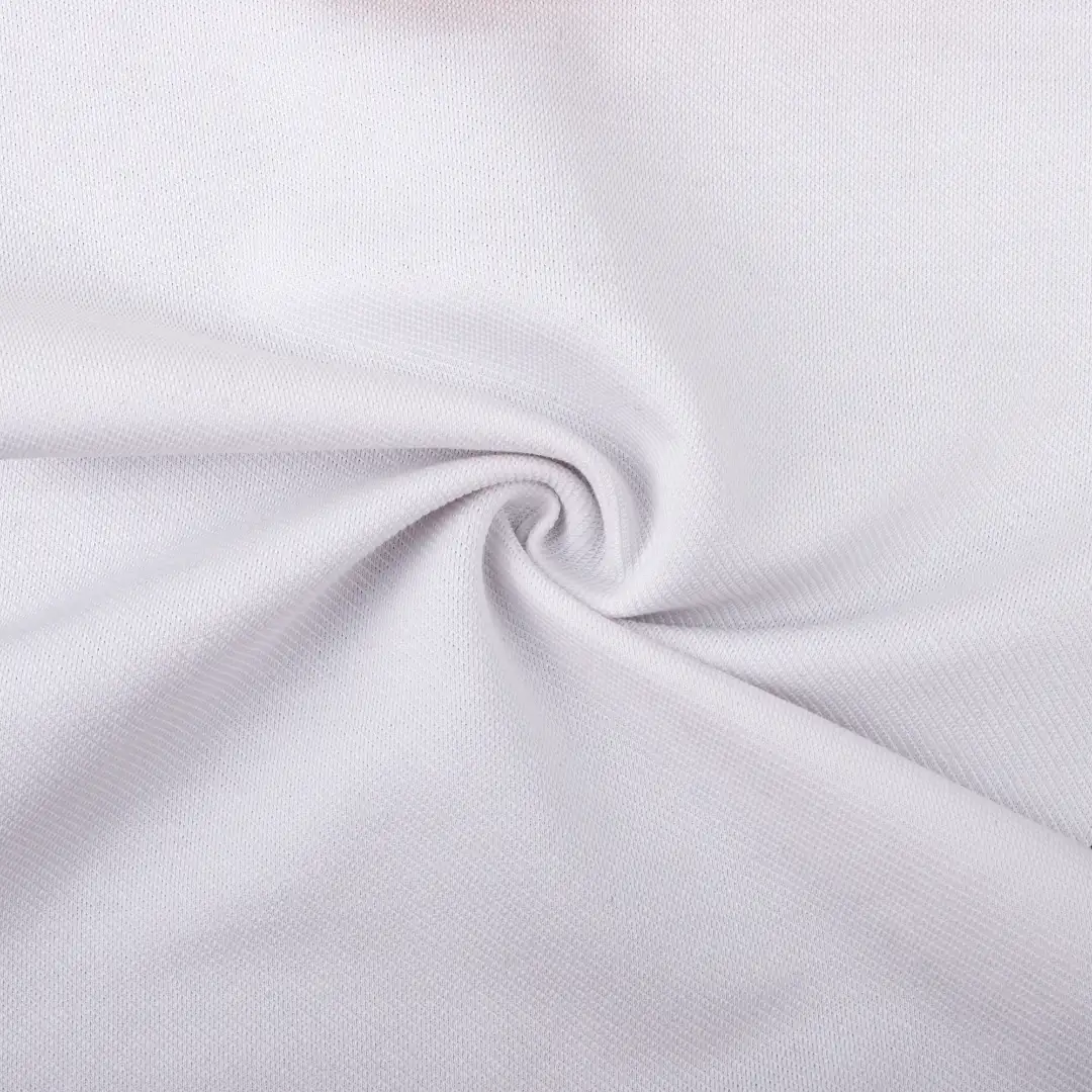 China Fabric for T-Shirt,Crop Top,Shorts French Terry Knit Fabric Cotton Polyester Spandex white color buy from China wholesaler bulk order at wholesale price free worldwide shipping Alibaba