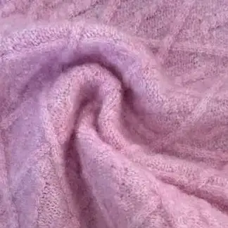 China Yarn for Roll Neck Jumper (Sweater),V-Neck Button Up Cardigan (Sweater) Air Spun Yarn Fancy Yarn Wool Recycled Polyester Spandex Pink color buy from China wholesaler bulk order at wholesale price free worldwide shipping Alibaba