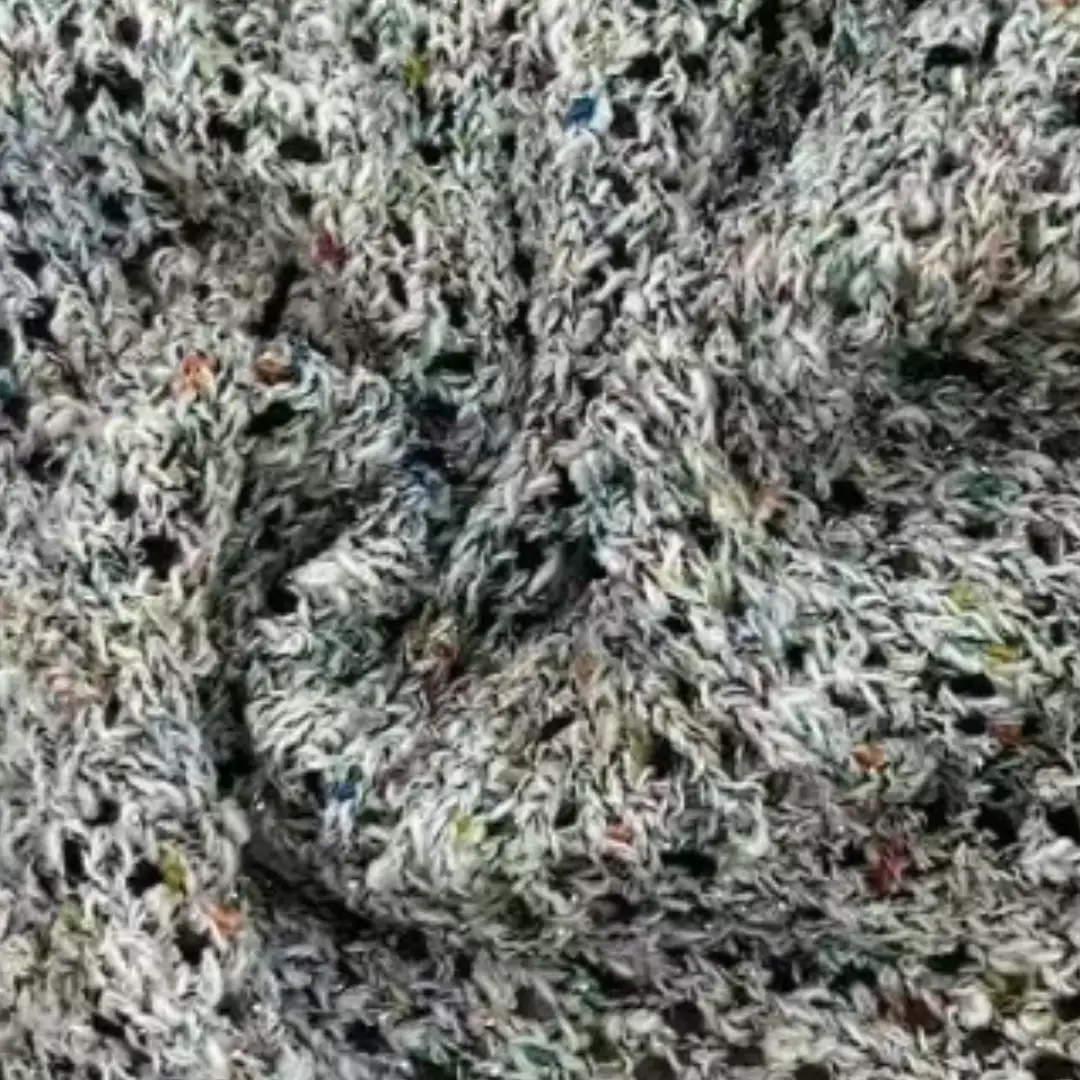 China Yarn for Roll Neck Jumper (Sweater),U-Neck Cardigan (Sweater) Knot Yarn Fancy Yarn Metallic Gold Recycled Polyester silver 银色 color buy from China wholesaler bulk order at wholesale price free worldwide shipping Alibaba