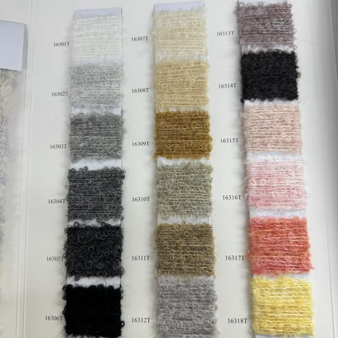 China Yarn for Ladies Vest (Sweater),Men’s Vest (Sweater),Open Cardigan (Sweater),Full-Zipper Cardigan (Sweater),Crew Neck Pullover (Sweater),Crop Top Pullover (Sweater) Boucle Yarn Fancy Yarn Recycled Polyester RWS Wool colorful color buy from China wholesaler bulk order at wholesale price free worldwide shipping Alibaba