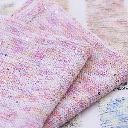 China Yarn for Shirt Twisted Yarn Twisted Yarn Polyester Acrylic Sequin 32 color buy from China wholesaler bulk order at wholesale price free worldwide shipping Alibaba