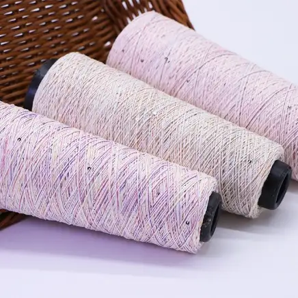 China Yarn for Shirt Twisted Yarn Twisted Yarn Polyester Acrylic Sequin 32 color buy from China wholesaler bulk order at wholesale price free worldwide shipping Alibaba