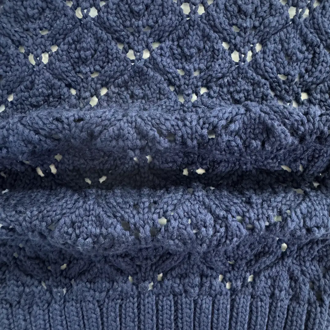 China Yarn for Ladies Vest (Sweater),Men’s Vest (Sweater),Open Cardigan (Sweater),Half-Zipper Cardigan (Sweater),Crew Neck Pullover (Sweater),Crop Top Pullover (Sweater) Tubular Tape Yarn Fancy Yarn Cotton Polyester Navy color buy from China wholesaler bulk order at wholesale price free worldwide shipping Alibaba