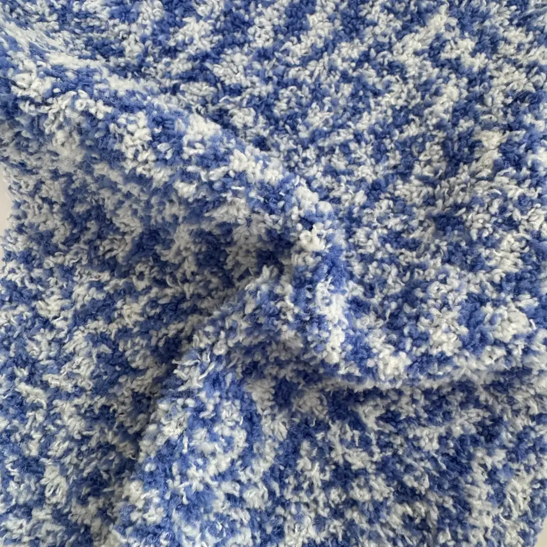 China Yarn for Ladies Vest (Sweater),Men’s Vest (Sweater),Open Cardigan (Sweater),Half-Zipper Cardigan (Sweater),Crew Neck Pullover (Sweater),Crop Top Pullover (Sweater) Teddy Yarn Fancy Yarn Recycled Polyester Blue color buy from China wholesaler bulk order at wholesale price free worldwide shipping Alibaba